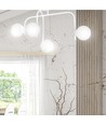 Kalf 4B Hvid loftslampe - Ø15 cm, E14, 230V, uden lyskilde