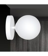 Kalf K1 Hvid væglampe - Ø15 cm, E14, 230V, uden lyskilde
