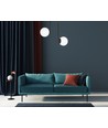 Kalf 2 Sort loftslampe - Ø15 cm, E14, 230V, uden lyskilde