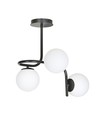 Kalf 3 Sort loftslampe - Ø15 cm, E14, 230V, uden lyskilde