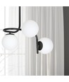 Kalf 3 Sort loftslampe - Ø15 cm, E14, 230V, uden lyskilde