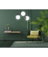Kalf 3 Sort loftslampe - Ø15 cm, E14, 230V, uden lyskilde