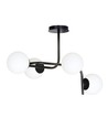 Kalf 4A Sort loftslampe - Ø15 cm, E14, 230V, uden lyskilde