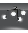 Kalf 4B Sort loftslampe - Ø15 cm, E14, 230V, uden lyskilde