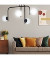 Kalf 4B Sort loftslampe - Ø15 cm, E14, 230V, uden lyskilde