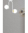 Ragnar 2 Hvid/Guld loftslampe - Ø15 cm, E14, 230V, uden lyskilde