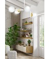 Ragnar 4A Hvid/Guld loftslampe - Ø15 cm, E14, 230V, uden lyskilde