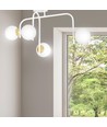 Ragnar 4B Hvid/Guld loftslampe - Ø15 cm, E14, 230V, uden lyskilde