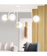 Ragnar 4B Hvid/Guld loftslampe - Ø15 cm, E14, 230V, uden lyskilde