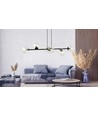 Rossi 6 Sort/Transparent pendellampe - Ø14 cm, E14, 230V, uden lyskilde