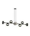 Rossi 8 Sort Stribe pendellampe - Ø14 cm, E14, 230V, uden lyskilde