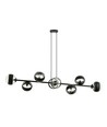 Rossi 8 Sort Stribe pendellampe - Ø14 cm, E14, 230V, uden lyskilde