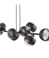 Rossi 8 Sort Stribe pendellampe - Ø14 cm, E14, 230V, uden lyskilde