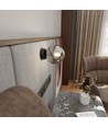 Rossi K1 Sort/Grafit pendellampe - Ø14 cm, E14, 230V, uden lyskilde