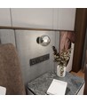 Rossi K1 Sort/Grafit pendellampe - Ø14 cm, E14, 230V, uden lyskilde
