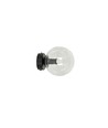Rossi K1 Sort/Transparent pendellampe - Ø14 cm, E14, 230V, uden lyskilde