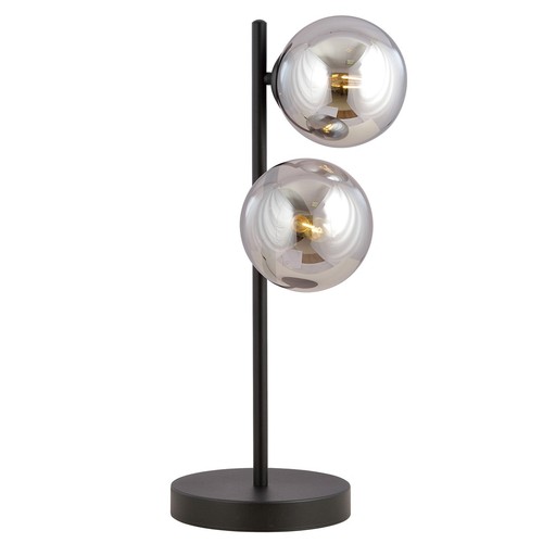 Rossi LN2 Grafit bordlampe - Ø14 cm, E14, 230V, uden lyskilde