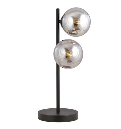 Rossi LN2 Grafit bordlampe - Ø14 cm, E14, 230V, uden lyskilde