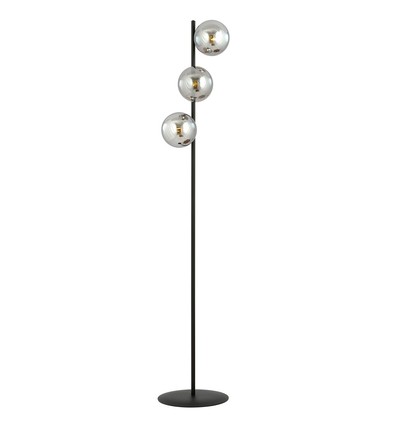 Rossi LP3 Grafit gulvlampe - Ø14 cm, E14, 230V, uden lyskilde