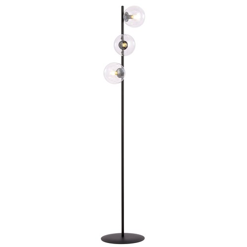 Rossi LP3 Transparent gulvlampe - Ø14 cm, E14, 230V, uden lyskilde
