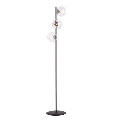 Rossi LP3 Transparent gulvlampe - Ø14 cm, E14, 230V, uden lyskilde