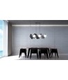 Drifton 6 Sort pendellampe - Ø15 cm, E14, 230V, uden lyskilde