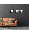Drifton 6 Sort pendellampe - Ø15 cm, E14, 230V, uden lyskilde