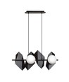 Drifton 4 Sort pendellampe - Ø15 cm, E14, 230V, uden lyskilde