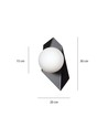 Drifton K1 Sort pendellampe - Ø15 cm, E14, 230V, uden lyskilde