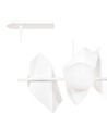 Drifton 4 Hvid pendellampe - Ø15 cm, E14, 230V, uden lyskilde