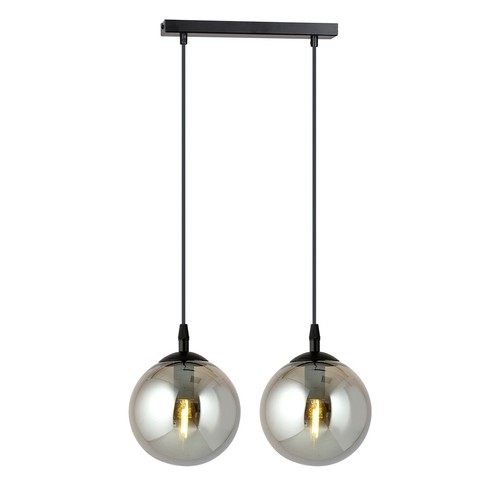 Cosmo 2 Sort/Grafit pendellampe - Ø14 cm, E14, 230V, uden lyskilde