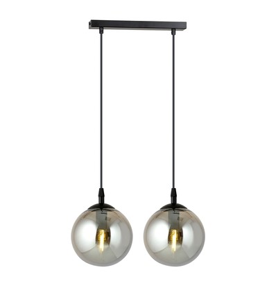 Cosmo 2 Sort/Grafit pendellampe - Ø14 cm, E14, 230V, uden lyskilde