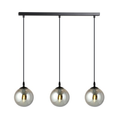 Cosmo 3 Sort/Grafit pendellampe - Ø14 cm, E14, 230V, uden lyskilde