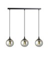 Cosmo 3 Sort/Grafit pendellampe - Ø14 cm, E14, 230V, uden lyskilde