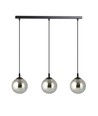 Cosmo 3 Sort/Grafit pendellampe - Ø14 cm, E14, 230V, uden lyskilde