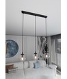 Cosmo 3 Sort/Transparent pendellampe - Ø14 cm, E14, 230V, uden lyskilde