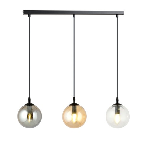 Cosmo 3 Sort Mix pendellampe - Ø14 cm, E14, 230V, uden lyskilde