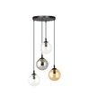 Cosmo 4 Sort Premium Mix pendellampe - Ø14 cm, E14, 230V, uden lyskilde