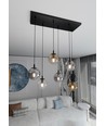 Cosmo 6 Sort MIX1 pendellampe - Ø14 cm, E14, 230V, uden lyskilde