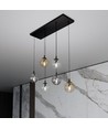 Cosmo 6 Sort MIX1 pendellampe - Ø14 cm, E14, 230V, uden lyskilde