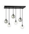 Cosmo 6 Sort MIX2 pendellampe - Ø14 cm, E14, 230V, uden lyskilde
