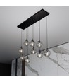 Cosmo 9 Sort/Grafit pendellampe - Ø14 cm, E14, 230V, uden lyskilde