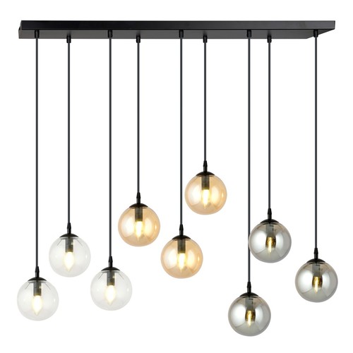 Cosmo 9 Sort MIX1 pendellampe - Ø14 cm, E14, 230V, uden lyskilde