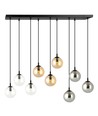 Cosmo 9 Sort MIX1 pendellampe - Ø14 cm, E14, 230V, uden lyskilde
