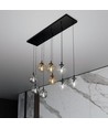 Cosmo 9 Sort MIX1 pendellampe - Ø14 cm, E14, 230V, uden lyskilde