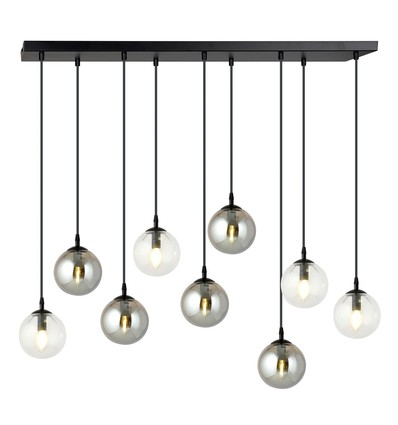 Cosmo 9 Sort MIX2 pendellampe - Ø14 cm, E14, 230V, uden lyskilde