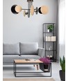 Zita 4 Sort loftslampe - E27, 230V, uden lyskilde