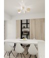 Zita 4 Hvid loftslampe - E27, 230V, uden lyskilde
