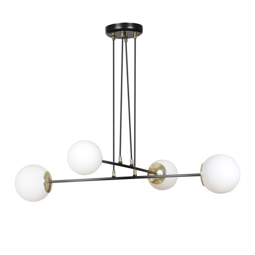 Ognis 4 Sort pendellampe - Ø15 cm, E27, 230V, uden lyskilde