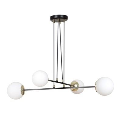 Ognis 4 Sort pendellampe - Ø15 cm, E27, 230V, uden lyskilde
